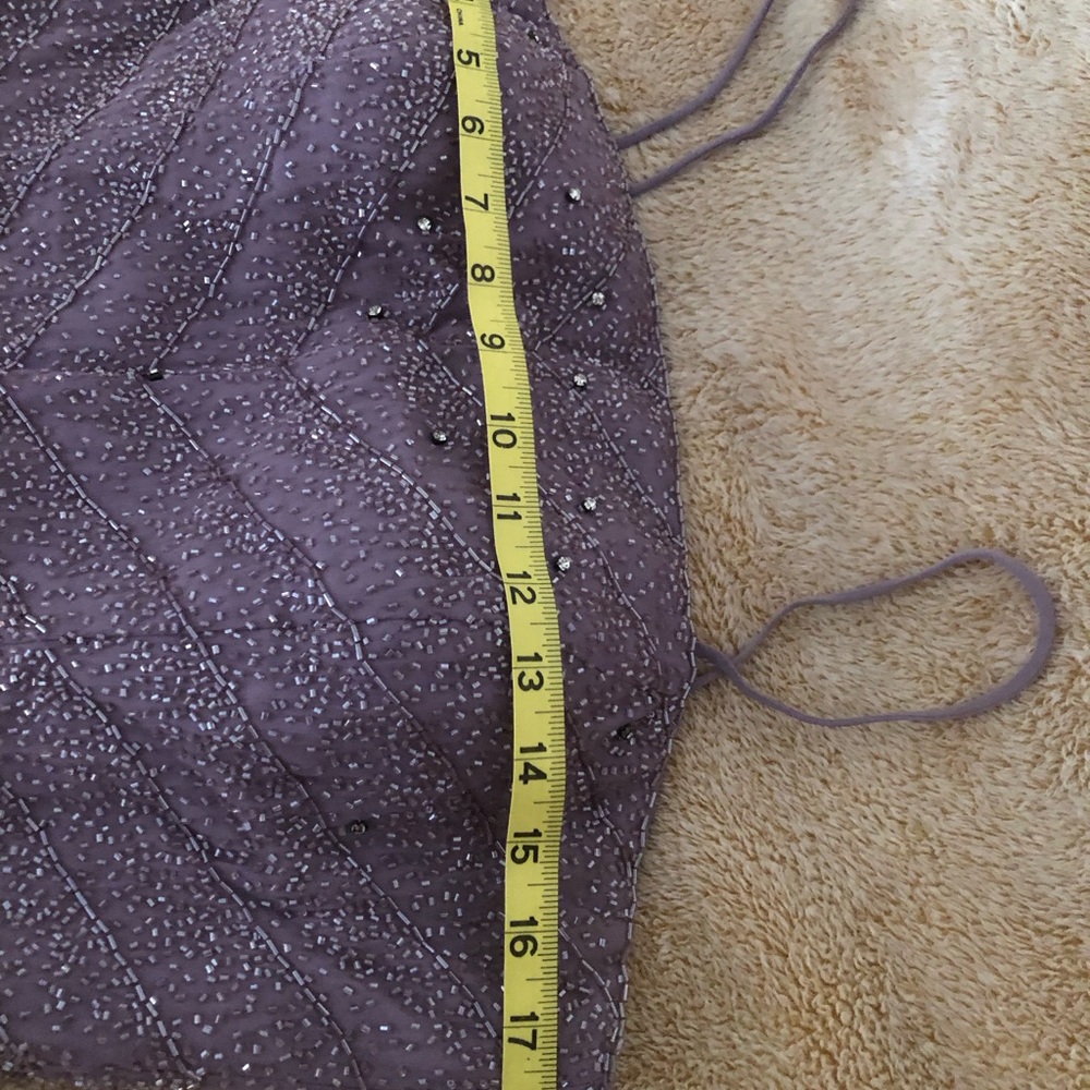 Elegance Montage Collection Mini Cheri Gown Size 12 Lavender - Picture 13 of 16